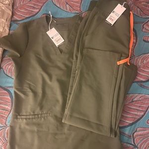Figs scrub set (Moss)